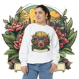 PetalPlush Blossom Unisex Garment-Dyed Sweatshirt