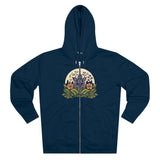 HarvestHaven Vintage Petal Men's Cultivator Zip Hoodie