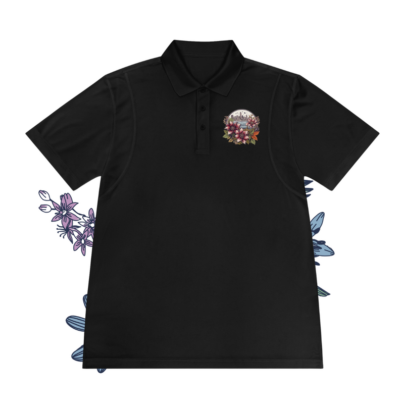 ClassicCharm Floral Elite Men's Sport Polo Shirt