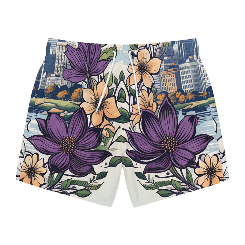 NostalgicNectar Elegance Swim Trunks (AOP)