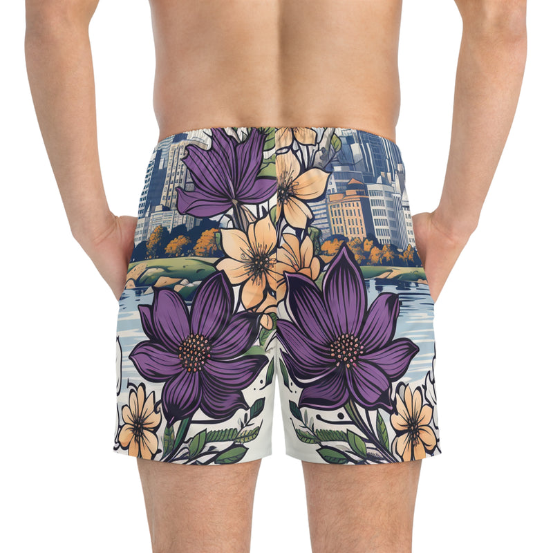 NostalgicNectar Elegance Swim Trunks (AOP)