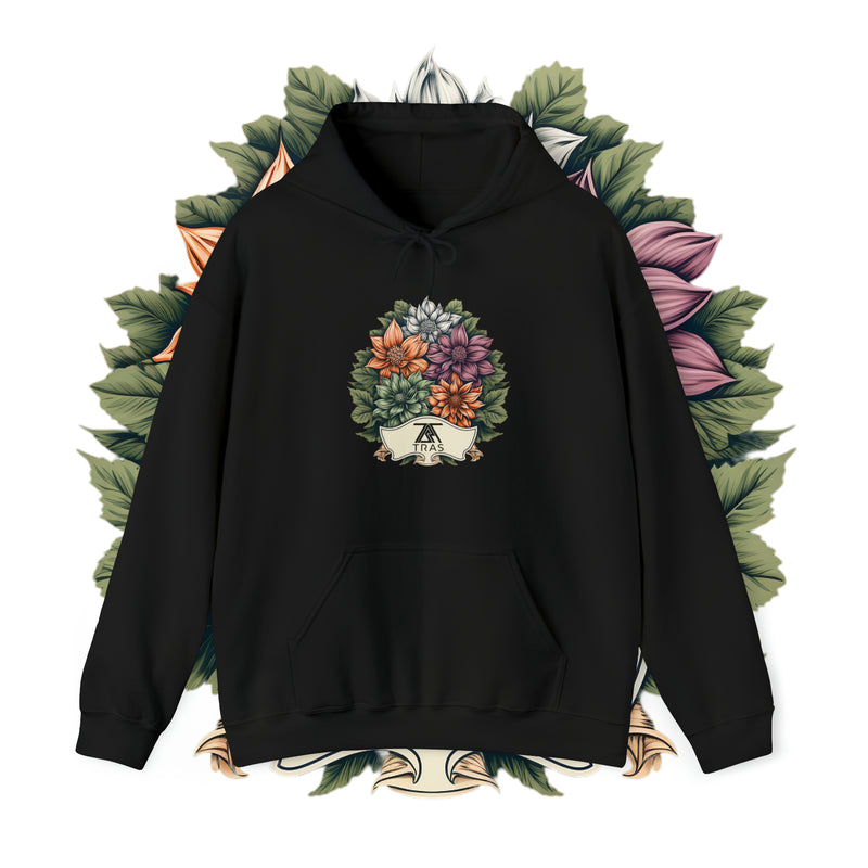 Royal Stylish Floral Symphony Unisex Heavy Blend™ Hooded Sweatshirt