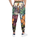 BloomsInMotion Petal Power Athletic Joggers (AOP)