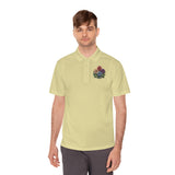 VintageVerve Floral Fusion Men's Sport Polo Shirt