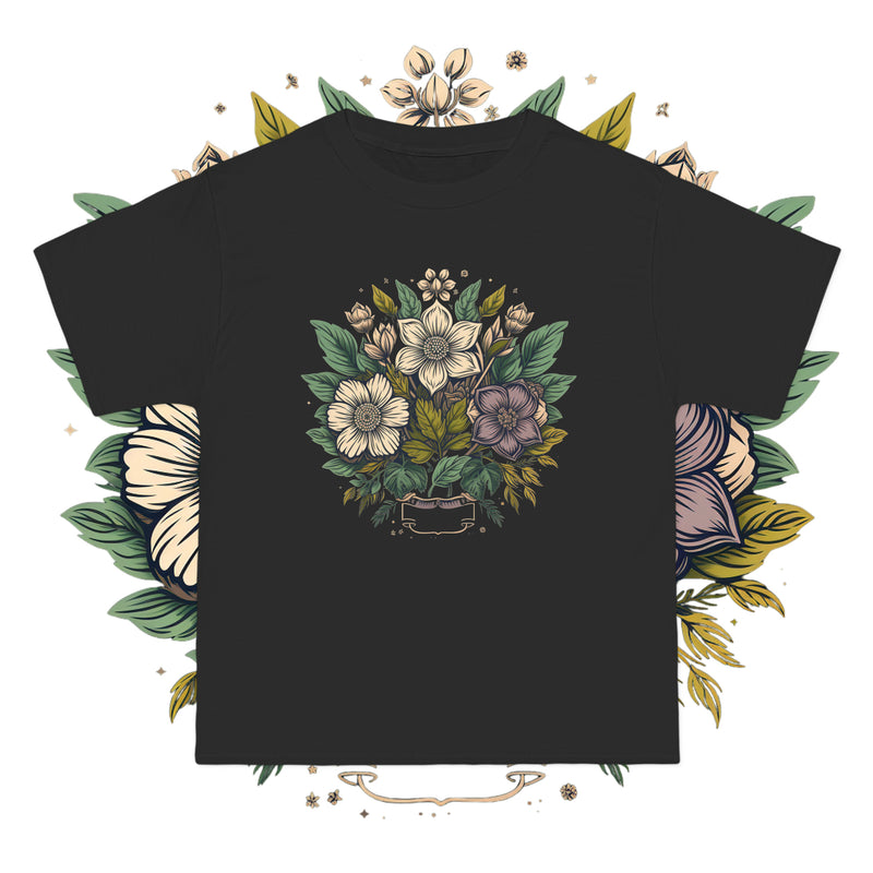 WhisperingWildflowers Blossom Oversized Beefy-T®  Short-Sleeve T-Shirt