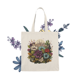 BloomHarbor Stylish Natural Tote Bag