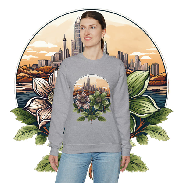 BlossomBreeze Cozy Elegance Unisex Heavy Blend™ Crewneck Sweatshirt