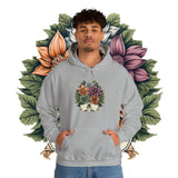 Royal Stylish Floral Symphony Unisex Heavy Blend™ Hooded Sweatshirt