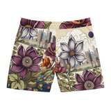 DaisyDreams Serenity Men's Mid-Length Swim Shorts (AOP)