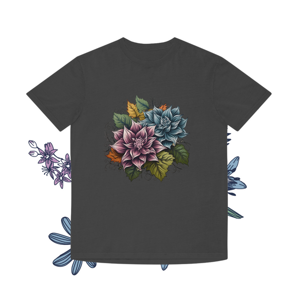 PetalPatina Faded Bloom Oversized Unisex Faded Shirt