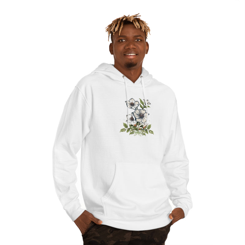 PetalPioneer Blossom Unisex Hooded Sweatshirt