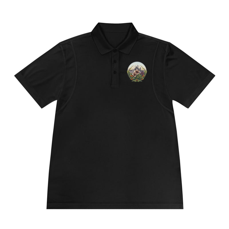 SportyBlossom Vintage Victory Men's Sport Polo Shirt