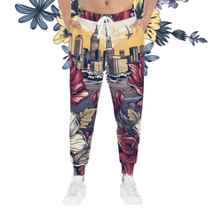 FloralFlex Bloom Fusion Athletic Joggers (AOP)