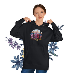 NostalgicNectar Vintage Petals Unisex Hooded Sweatshirt