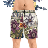 DaisyDreams Serenity Men's Mid-Length Swim Shorts (AOP)