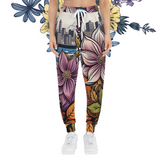 GardenGlide Elegance in Bloom Athletic Joggers (AOP)