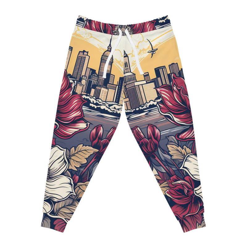 FloralFlex Bloom Fusion Athletic Joggers (AOP)