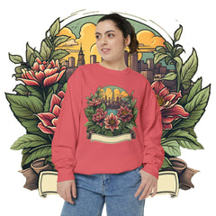 PetalPlush Blossom Unisex Garment-Dyed Sweatshirt