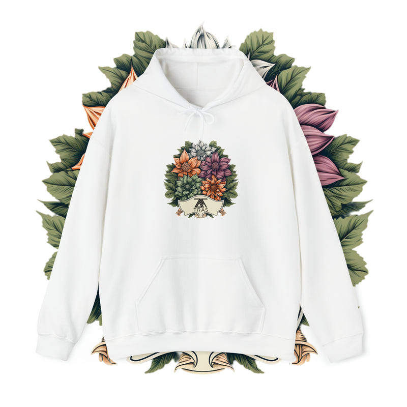 Royal Stylish Floral Symphony Unisex Heavy Blend™ Hooded Sweatshirt