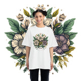 WhisperingWildflowers Blossom Oversized Beefy-T®  Short-Sleeve T-Shirt