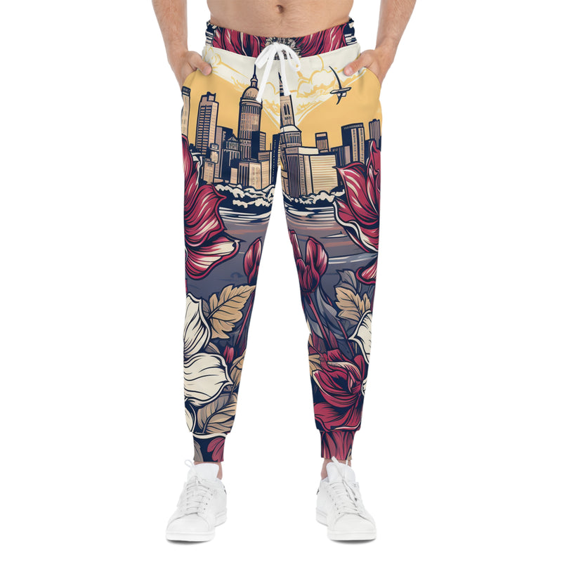 FloralFlex Bloom Fusion Athletic Joggers (AOP)