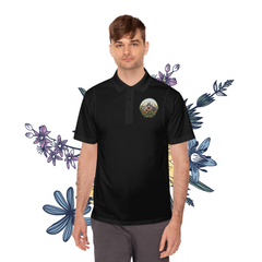 SportyBlossom Vintage Victory Men's Sport Polo Shirt