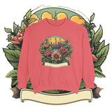 PetalPlush Blossom Unisex Garment-Dyed Sweatshirt