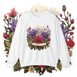 GardenGlam Bloom Bliss Unisex Heavy Blend™ Crewneck Sweatshirt